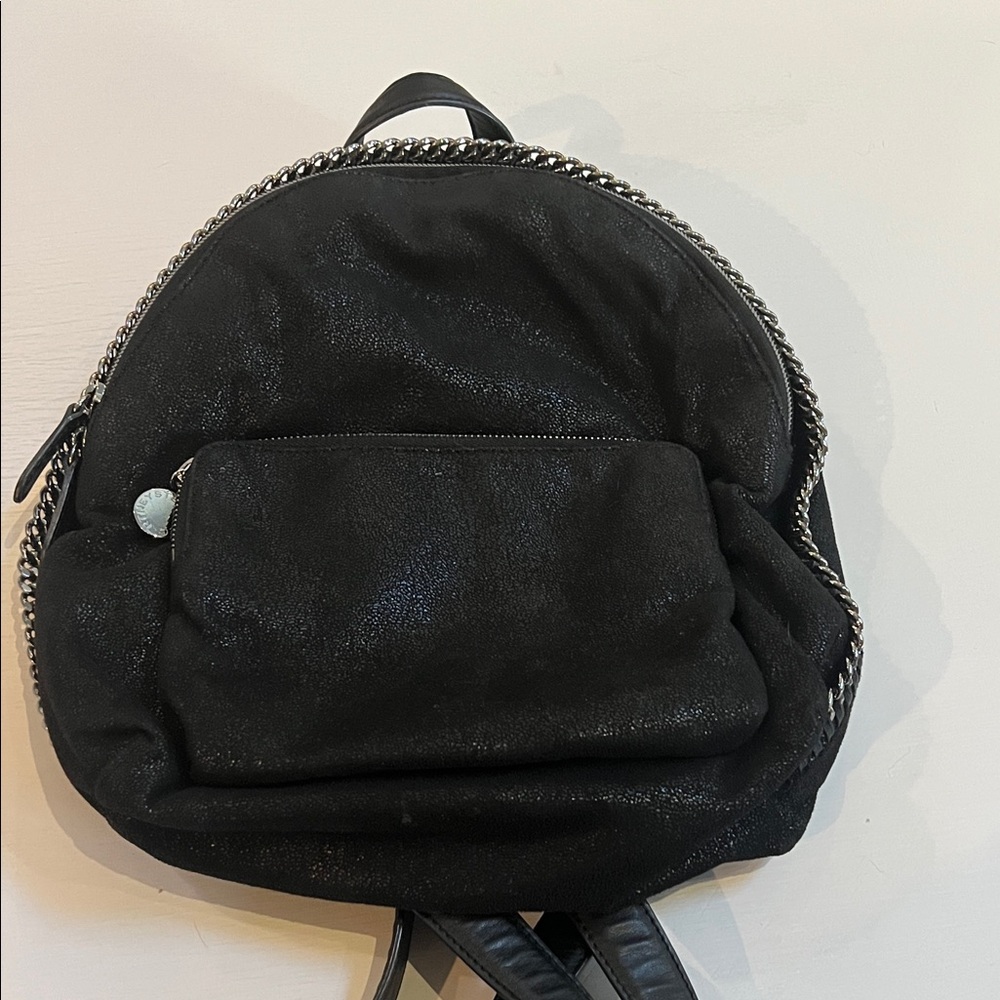 Stella McCartney Falabela Shaggy Deer Small Backpack